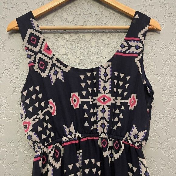 BePop Navy Lined Sleeveless Dress - Picture 4 of 10